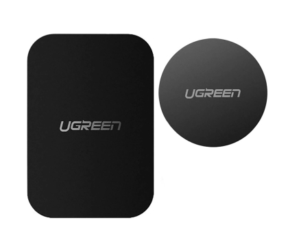 Uchwyt do telefonów UGREEN Blaszki do uchwytu magnetycznego LP123 2 sztuki czarne